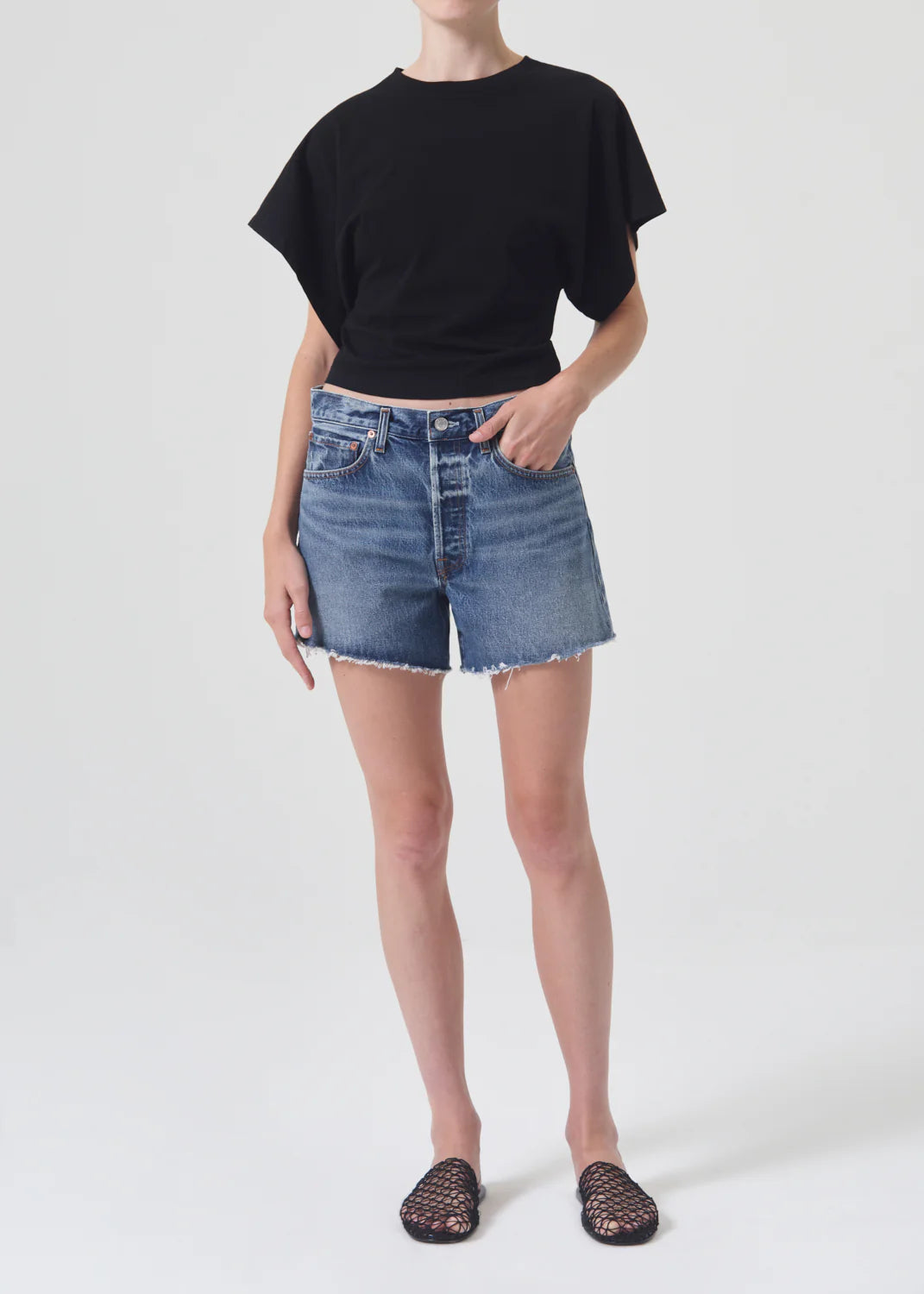 AGOLDE "Parker Long Short" Womens - Ruin