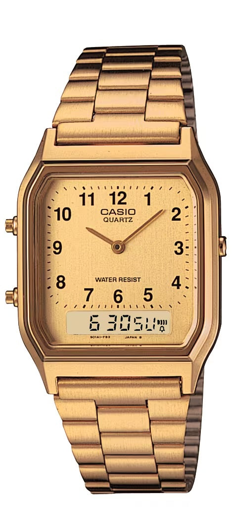 Casio "AQ230GA-9BVT" Watch - Gold
