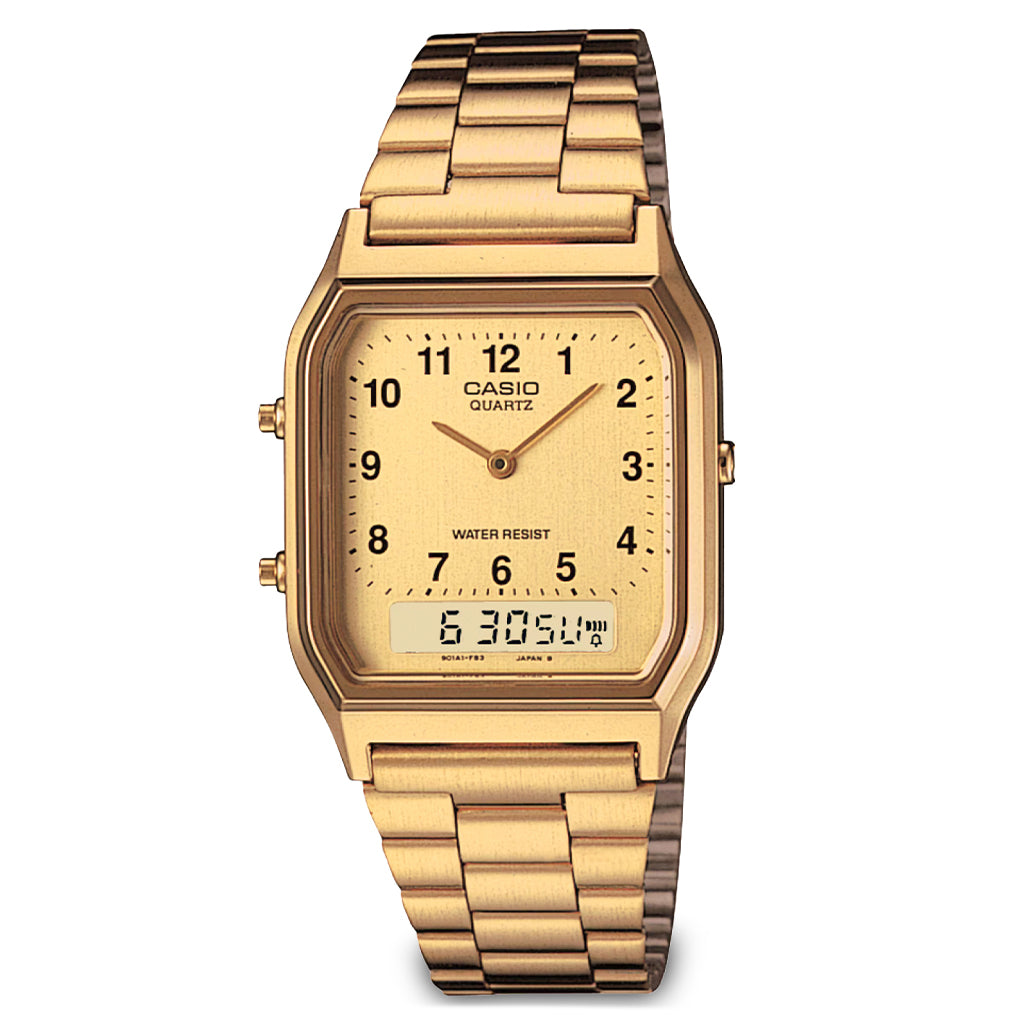 Casio "AQ230GA-9BVT" Watch - Gold