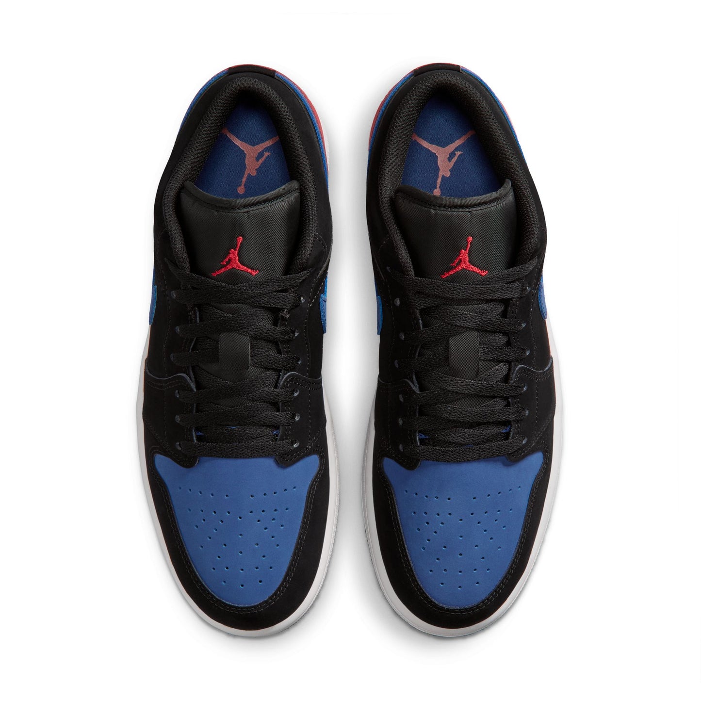 Air Jordan "1 Low" Mens - Black / Summit White / True Blue