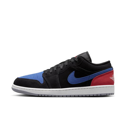 Air Jordan "1 Low" Mens - Black / Summit White / True Blue