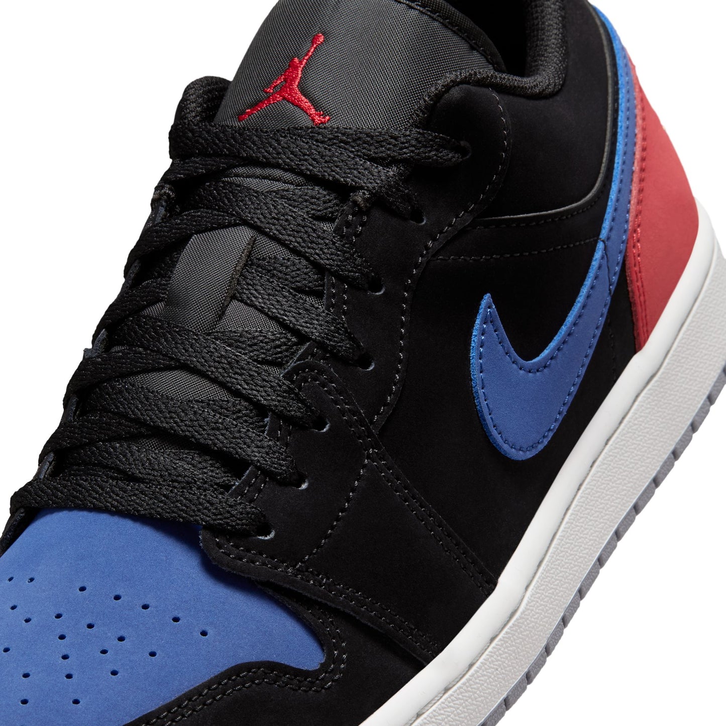 Air Jordan "1 Low" Mens - Black / Summit White / True Blue