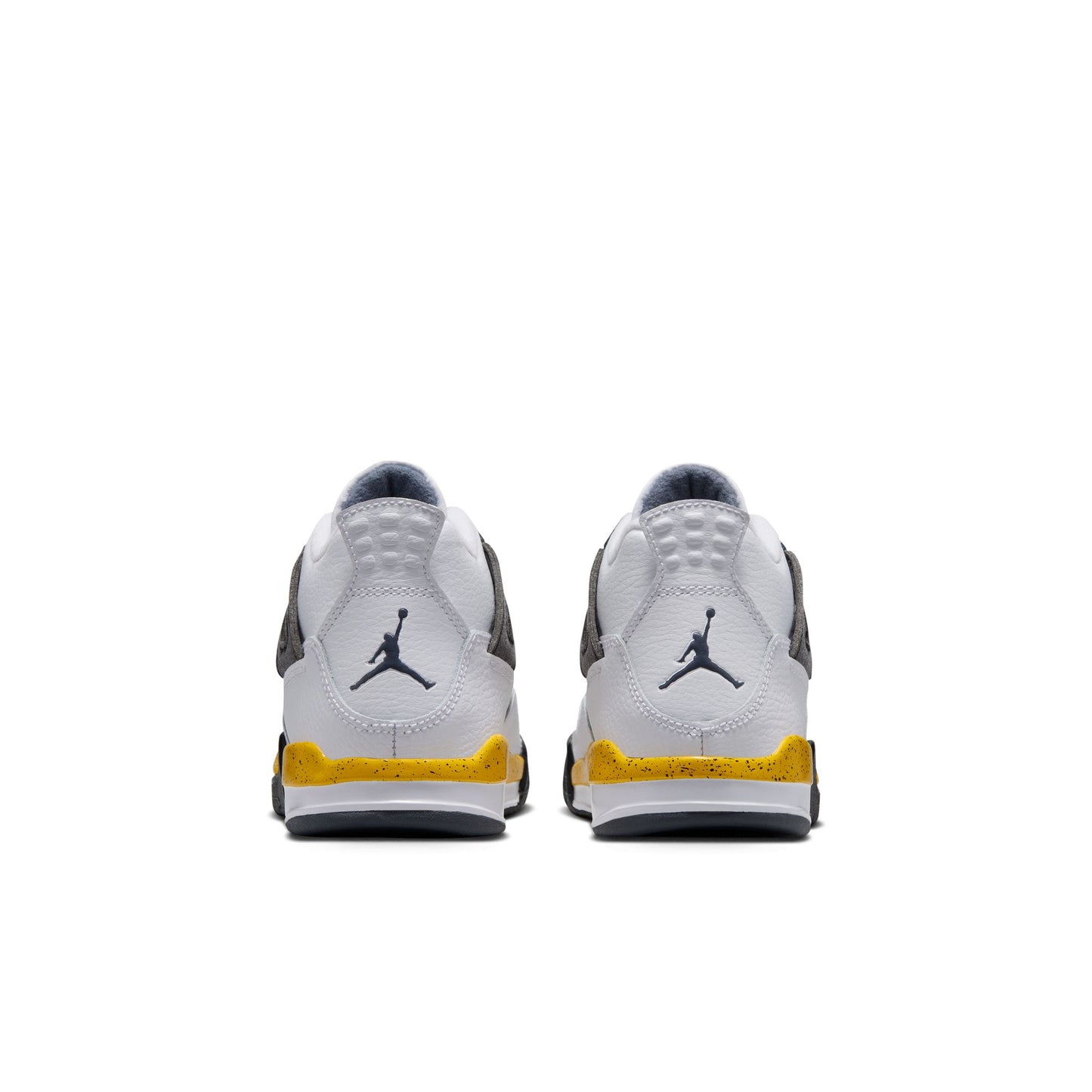 Air Jordan "4 Retro" Preschool - White / Tour Yellow