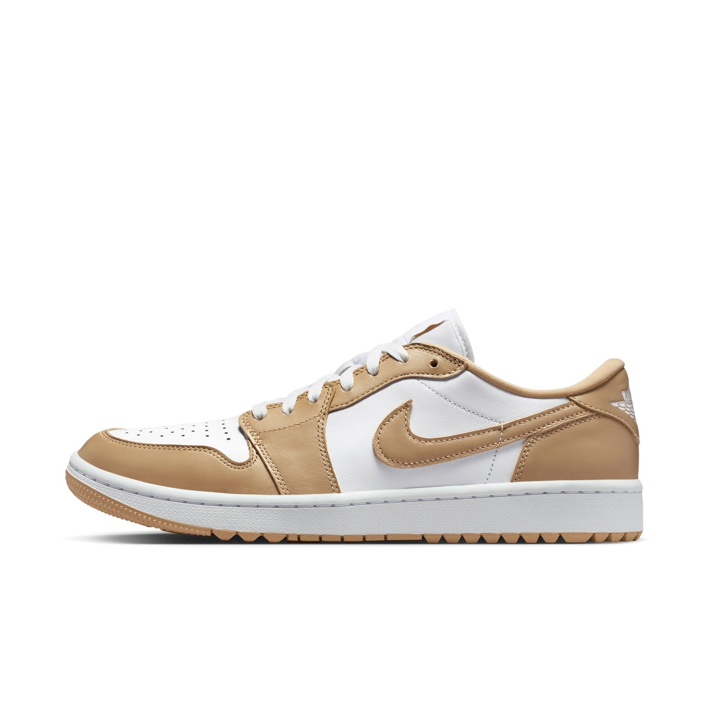 Air Jordan "1 Low Golf" Mens - White / Linen
