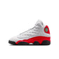 Air Jordan "13 Retro" Grade School - White / Black / True Red