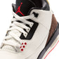 Air Jordan "3 Retro" Grade School - Sail / Black / University Red