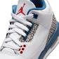 Air Jordan "3 Retro" Grade School - White / Fire Red / True Blue