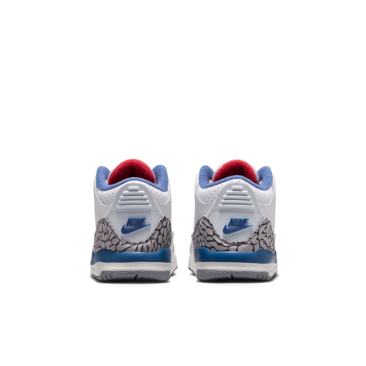 Air Jordan "3 Retro" Toddler - White / Fire Red / True Blue