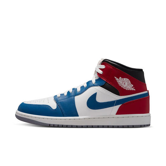 Air Jordan "1 Mid" Mens - True Blue - Summit White