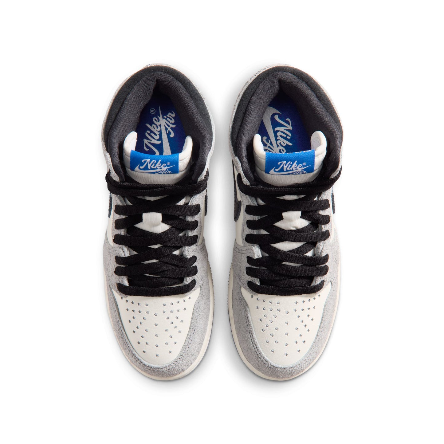 Air Jordan "1 Retro High OG" Grade School - Cool Grey / Black / Sail