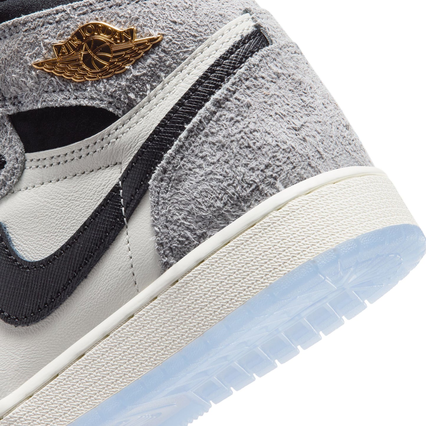 Air Jordan "1 Retro High OG" Grade School - Cool Grey / Black / Sail
