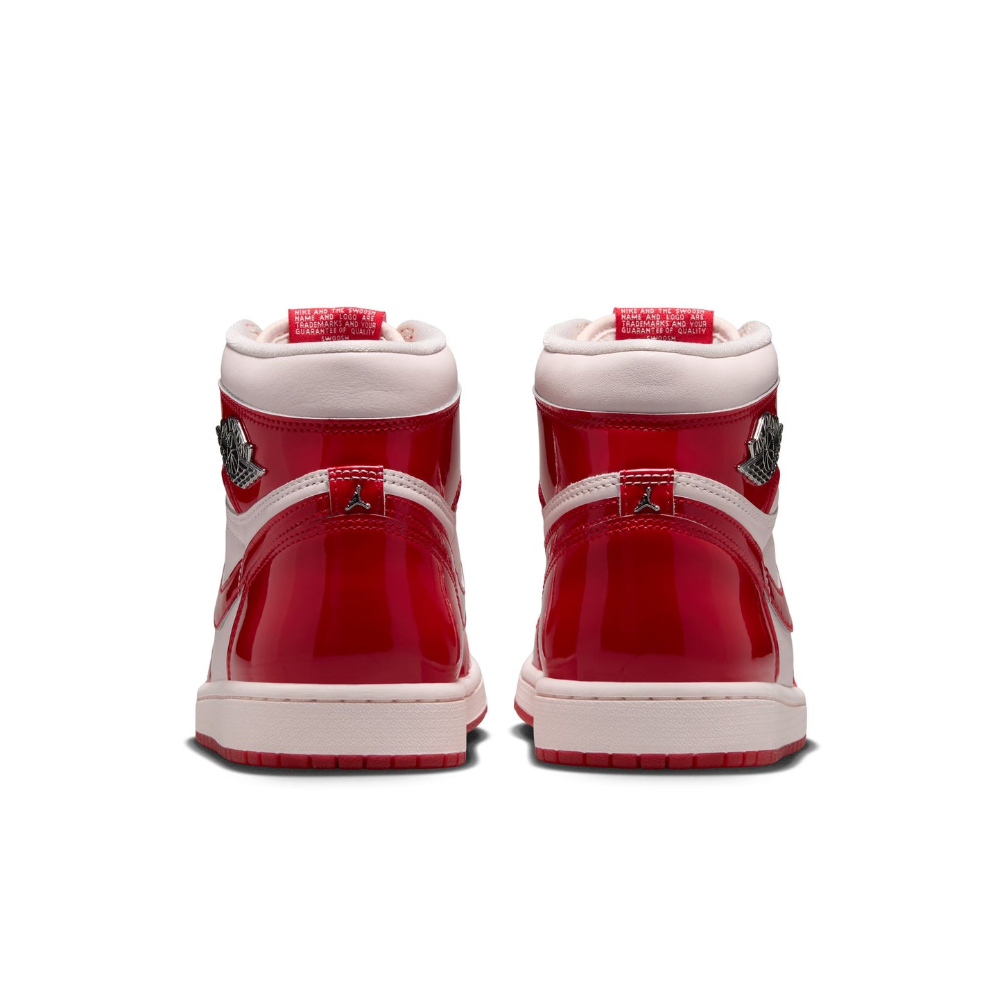 Air Jordan "1 Retro High OG" Womens - University Red / Metallic Silver