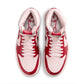 Air Jordan "1 Retro High OG" Womens - University Red / Metallic Silver