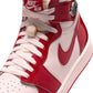 Air Jordan "1 Retro High OG" Womens - University Red / Metallic Silver