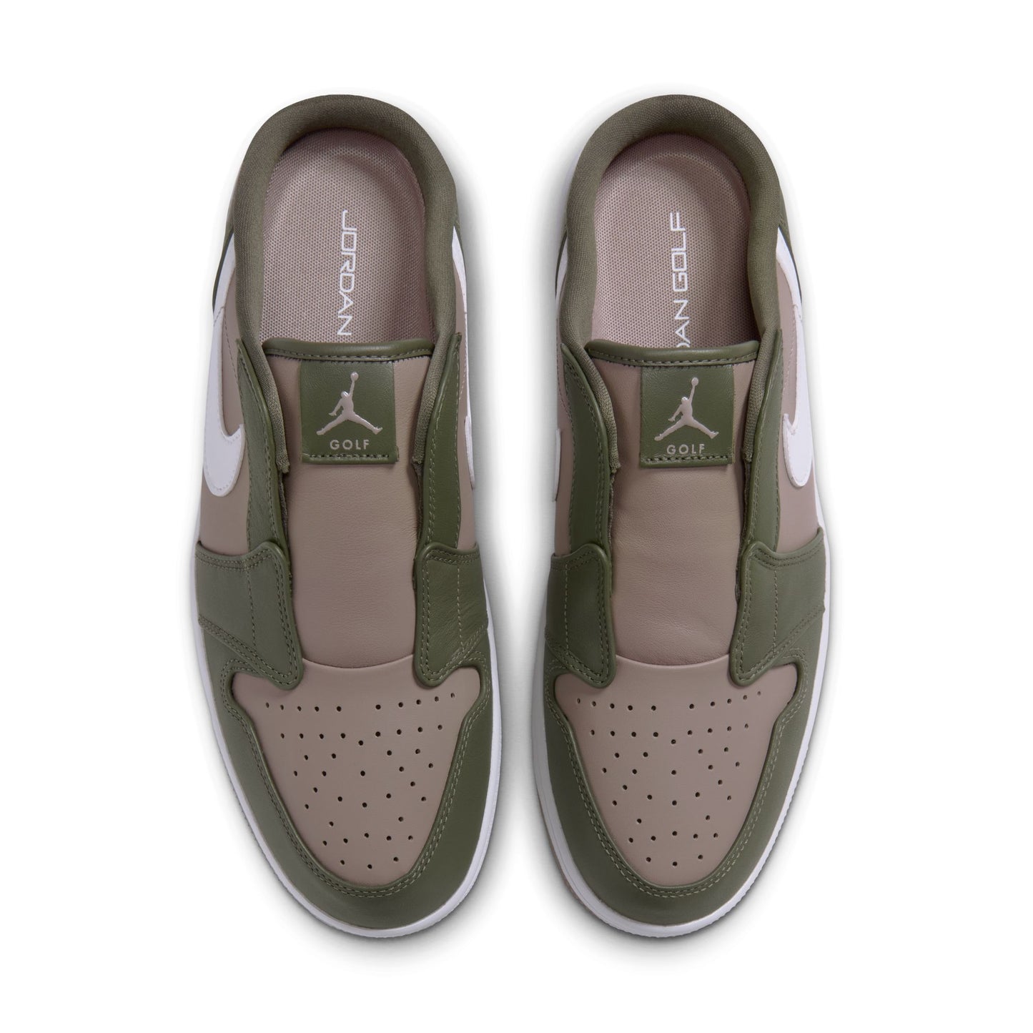 Air Jordan "Mule" Mens-  Medium Olive/White Khaki