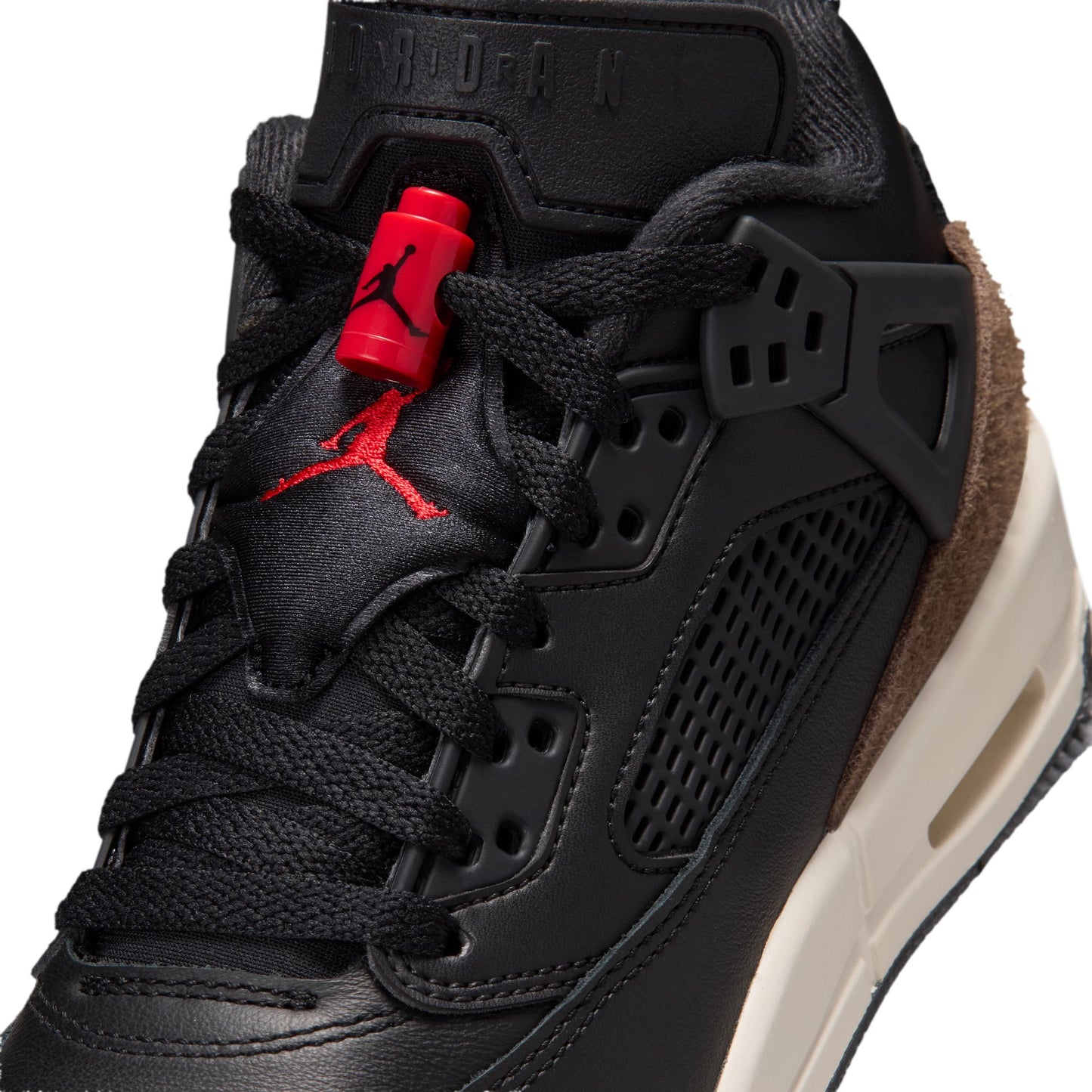 Air Jordan "Spizike Low " GS - Black - University Red - Palomino