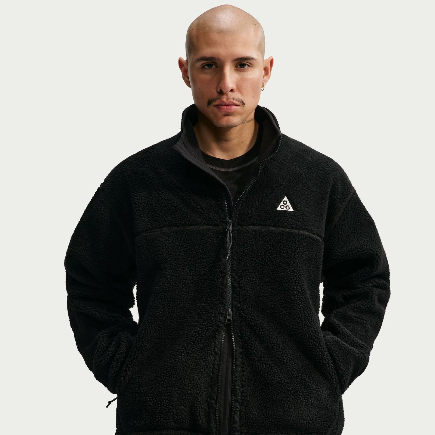 Nike "ACG Canwell Glacier Windproof Jacket" Mens - Black/Black/Summit White