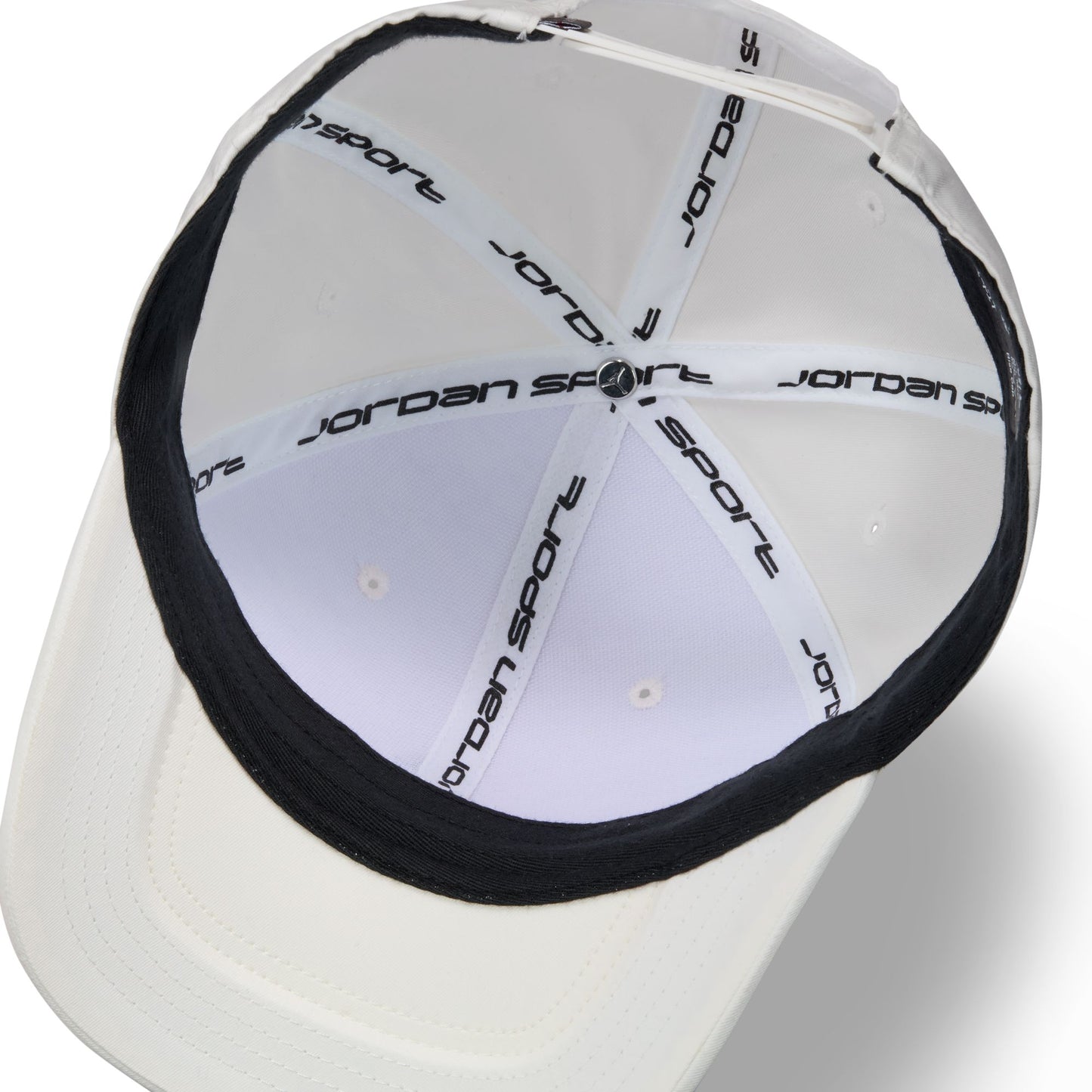 Jordan "Rise Structured Curved Bill Hat" M - White / Black
