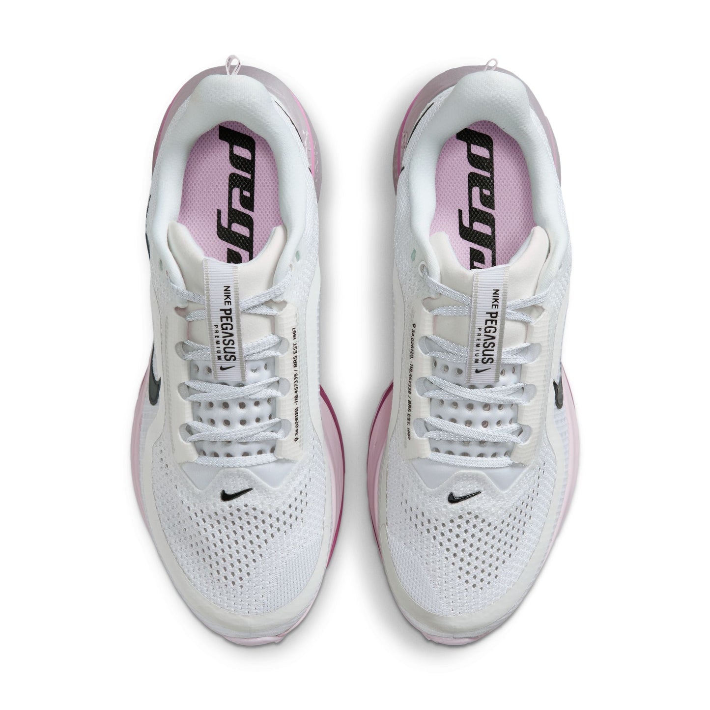 Nike "Pegasus Premium" Womens - White / Black / Bleached Lilac