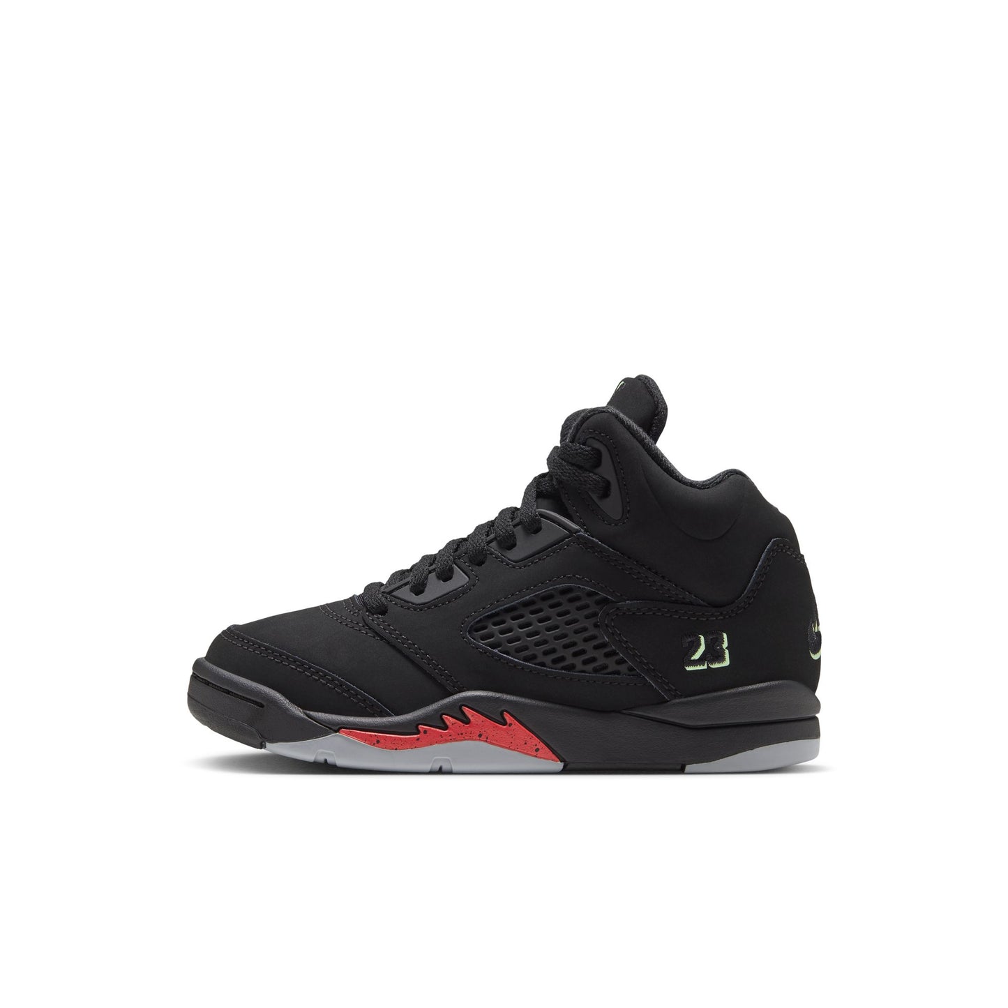 Air Jordan "5 Retro OG" Preschool - Black / Multi-Color