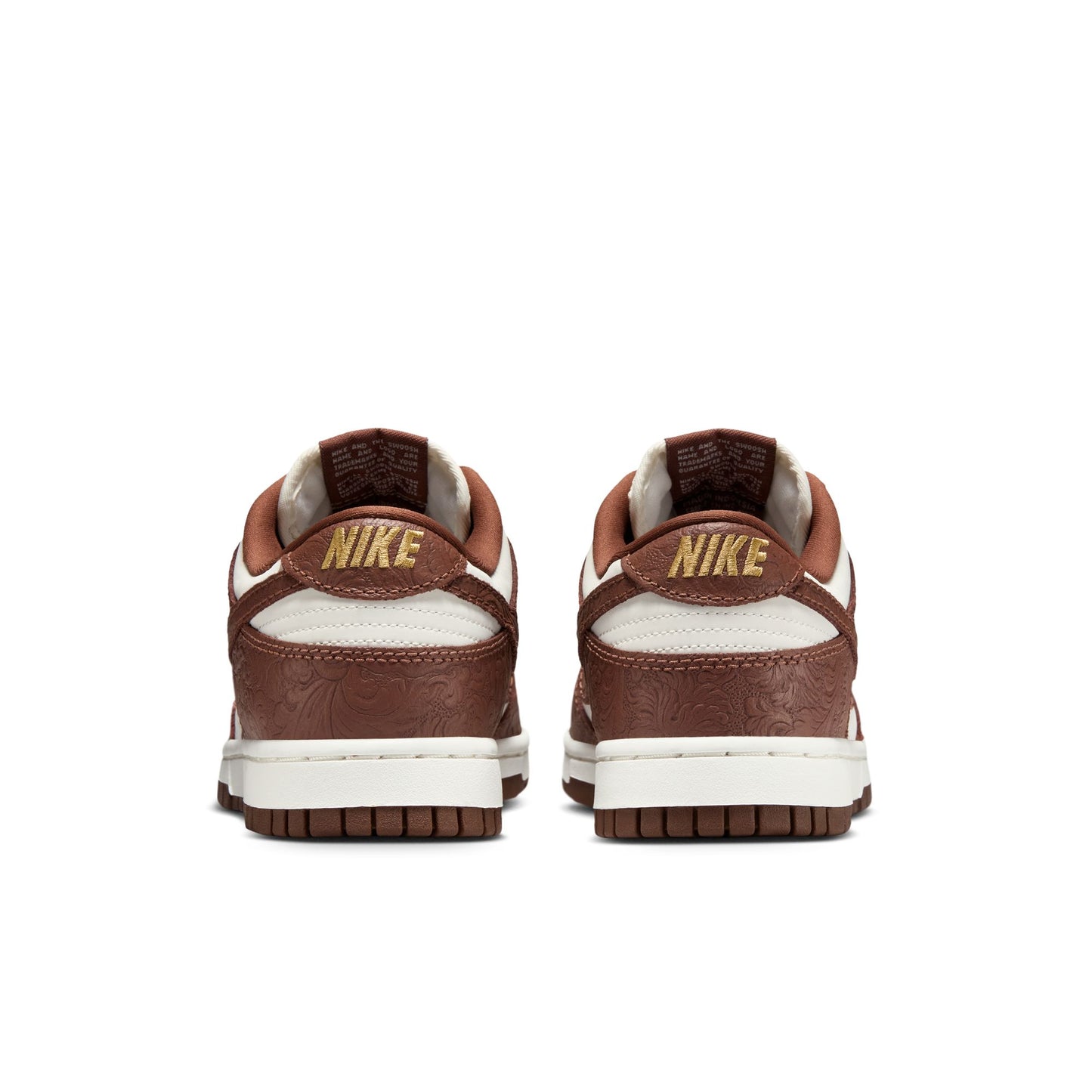 Nike "Dunk Low" Womens - Sail / Fauna Brown