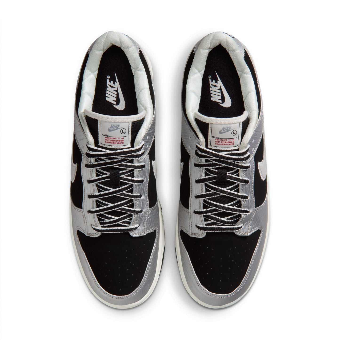 Nike "Dunk Low Retro" Mens - Metallic Silver