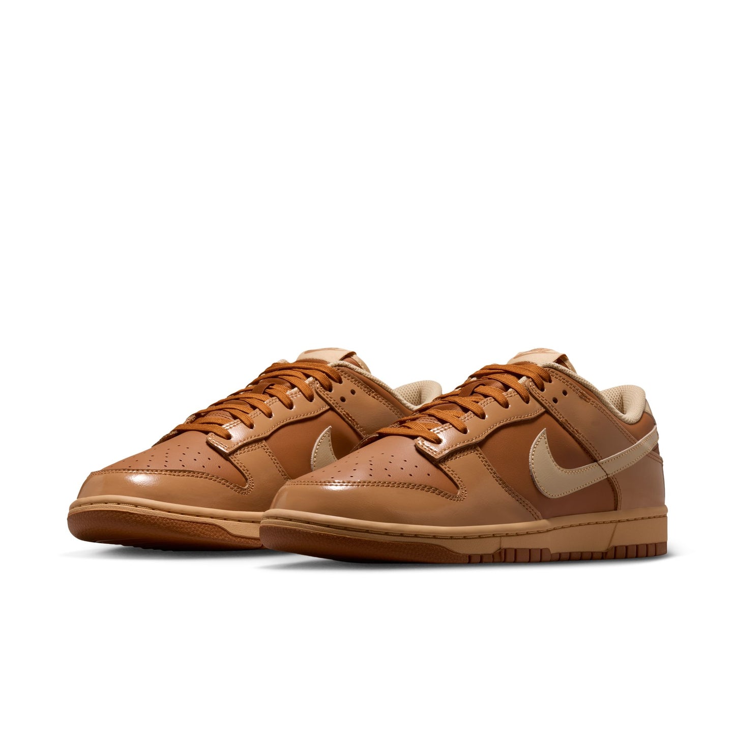 Nike "Dunk Low Retro" Mens - Tawny / Sesame / Flax Twine