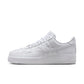 Nike "Air Force 1 '07 Edge" Mens - White / White / Metallic Silver