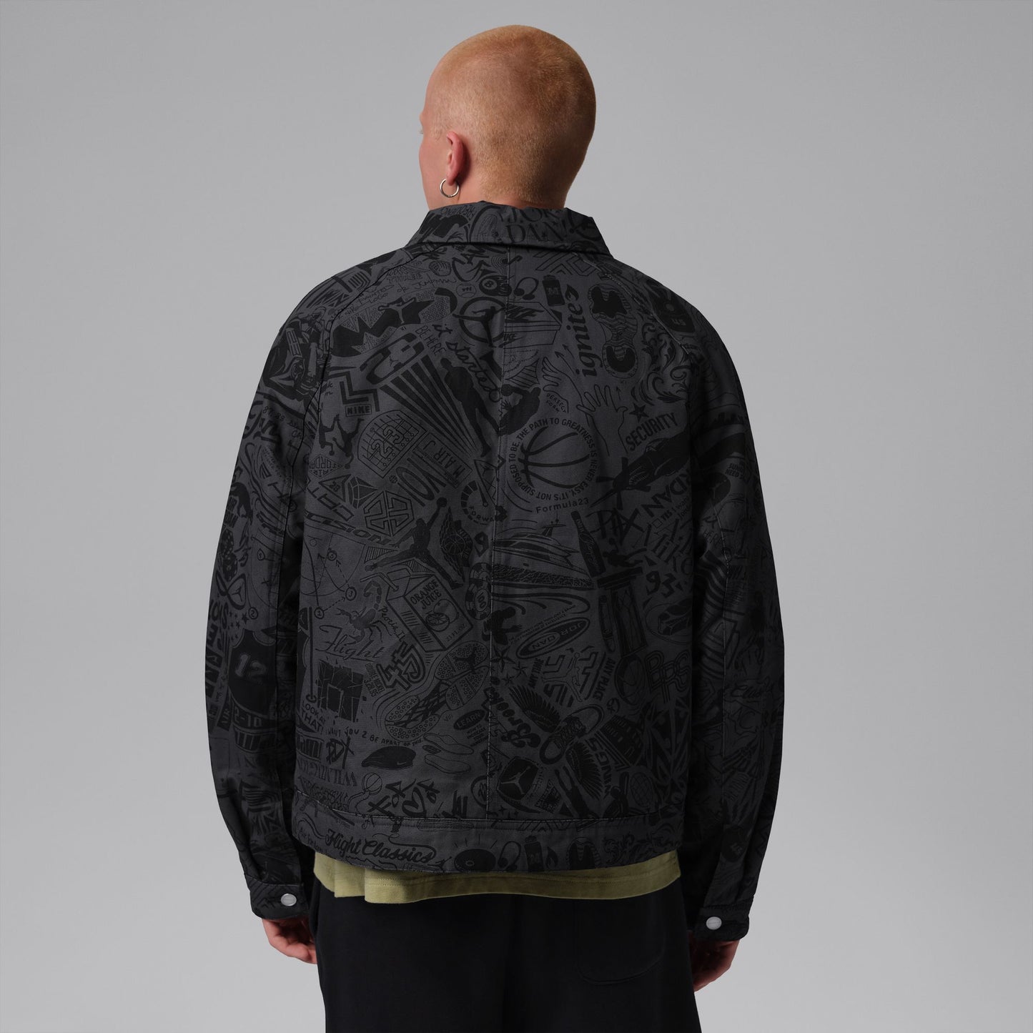 Jordan "Brooklyn Chore Jacket" Mens - Black / University Red