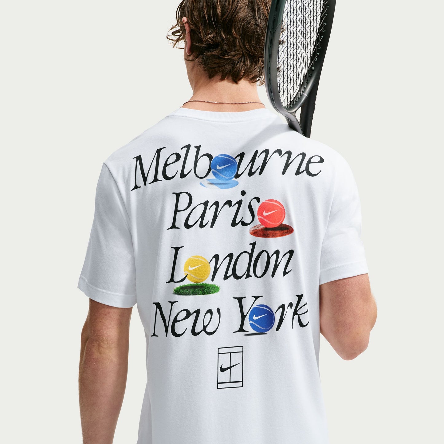 Nike "Dri-FIT Tennis T-Shirt" Mens - White