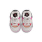 Air Jordan "4 Retro" Toddler - Off White / Fire Pink / Anthracite