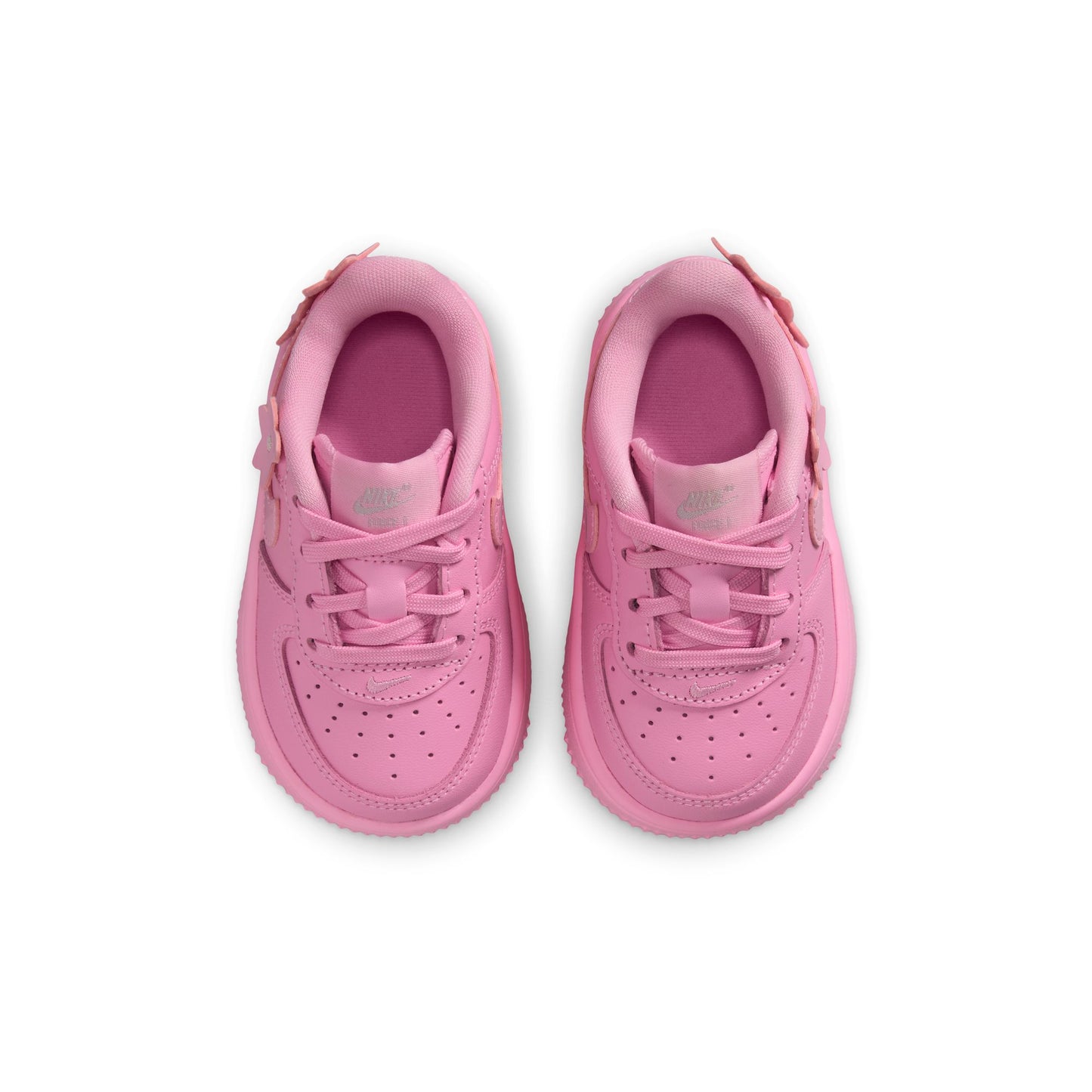 Nike "Force 1 KI Floret Lace" Toddler - Pink Rise / Pink Rise / Pink Foam