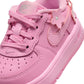 Nike "Force 1 KI Floret Lace" Toddler - Pink Rise / Pink Rise / Pink Foam