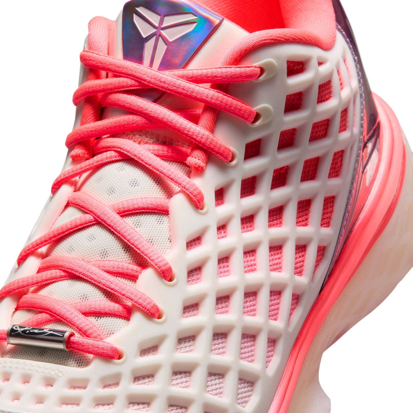 Nike "Kobe III Low Protro" Mens - Sail / Sail / Hot Punch