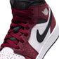Air Jordan "1 Mid SE" GS - Team Red / White-Black