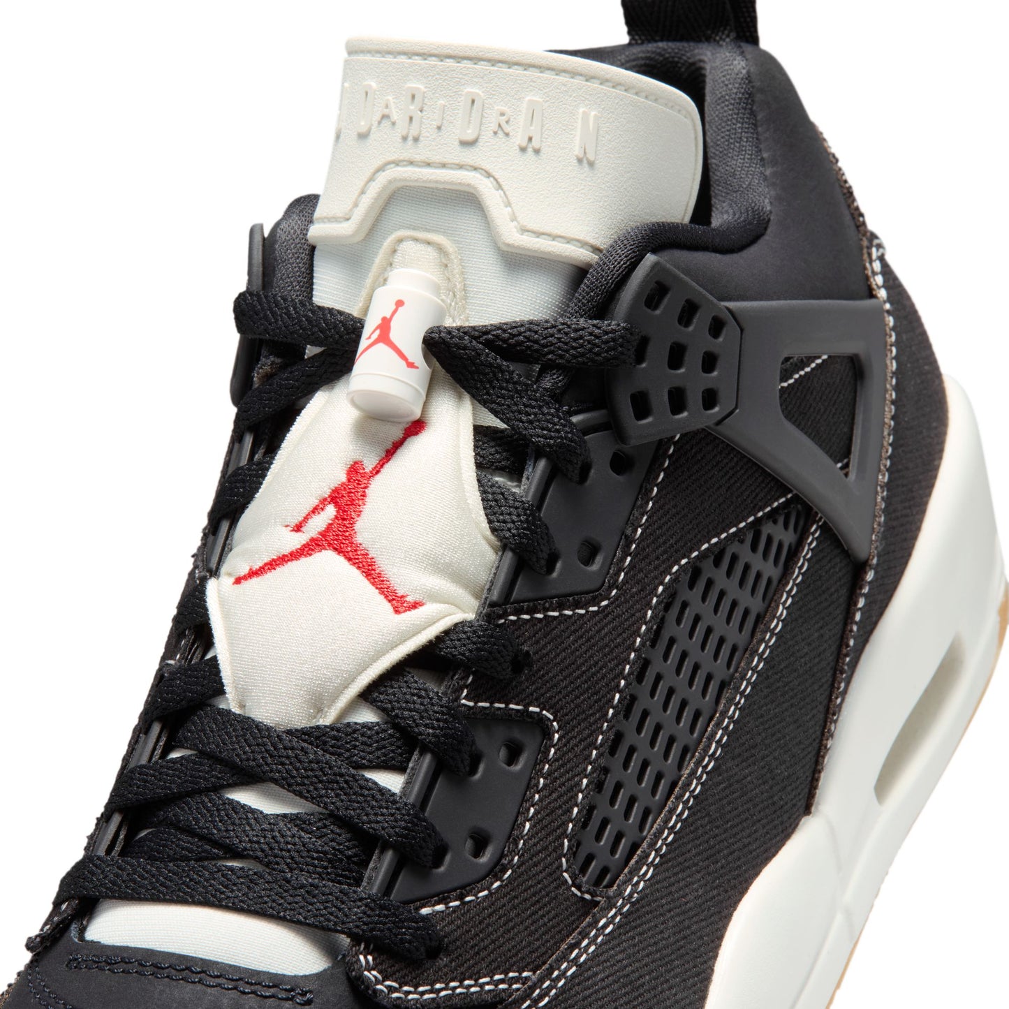 Air Jordan "Spizike Low" Mens - Black / Sail-University Red