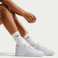 Nike "Air Force 1 '07" Womens - White / White / Wolf Grey