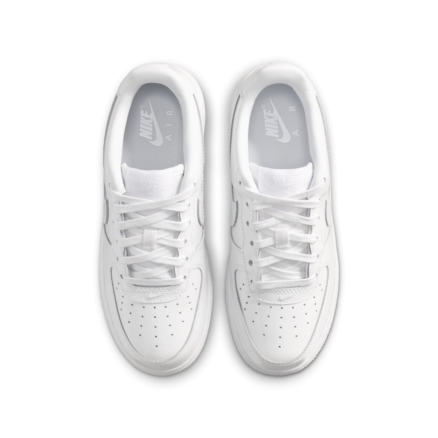 Nike "Air Force 1" Grade School - White / White