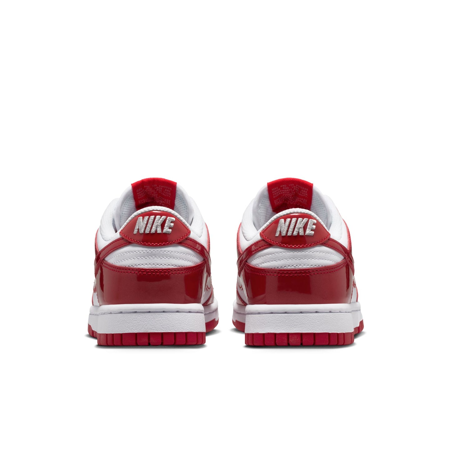 Nike "Dunk Low SE Street 1" Womens - White / University Red / White