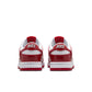 Nike "Dunk Low SE Street 1" Womens - White / University Red / White