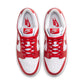 Nike "Dunk Low SE Street 1" Womens - White / University Red / White