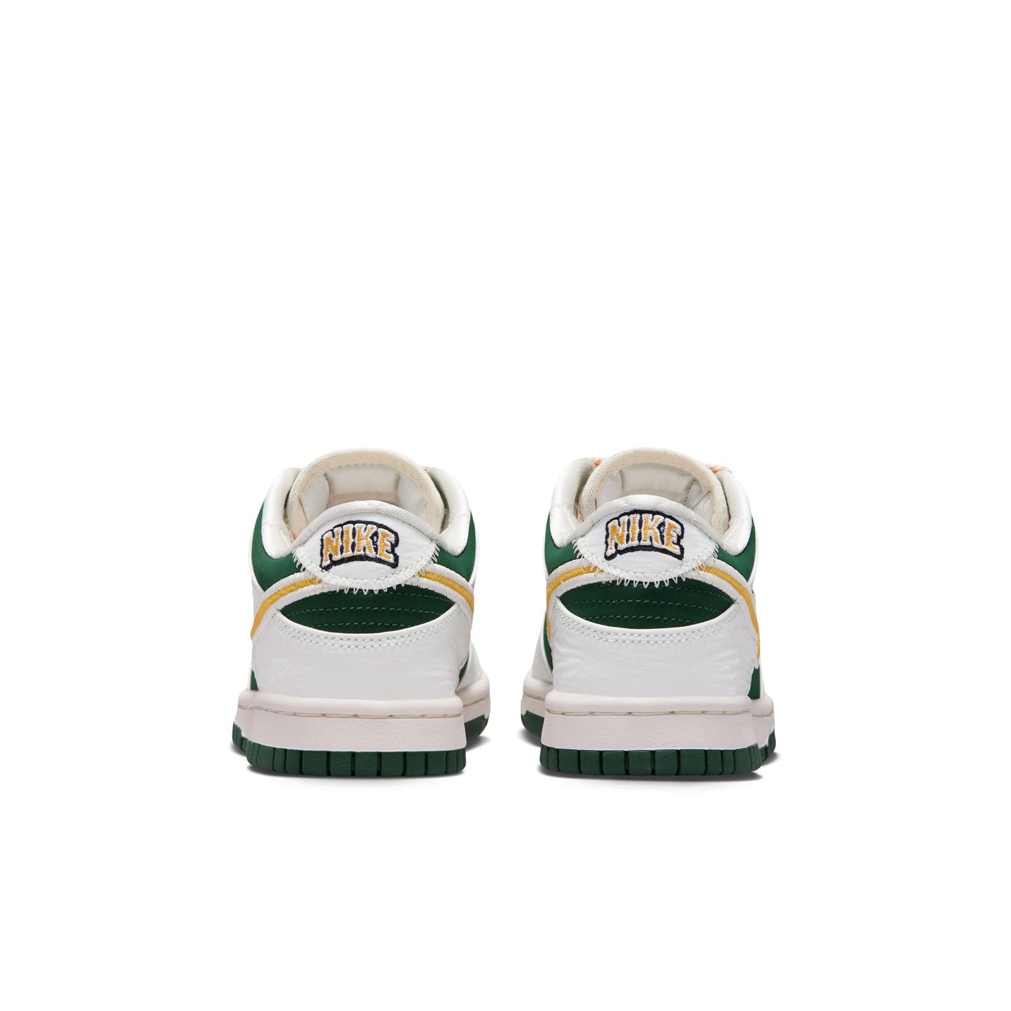 Nike "Dunk Low LV8 STR JKT" Grade School - Sail / University Gold / Fir