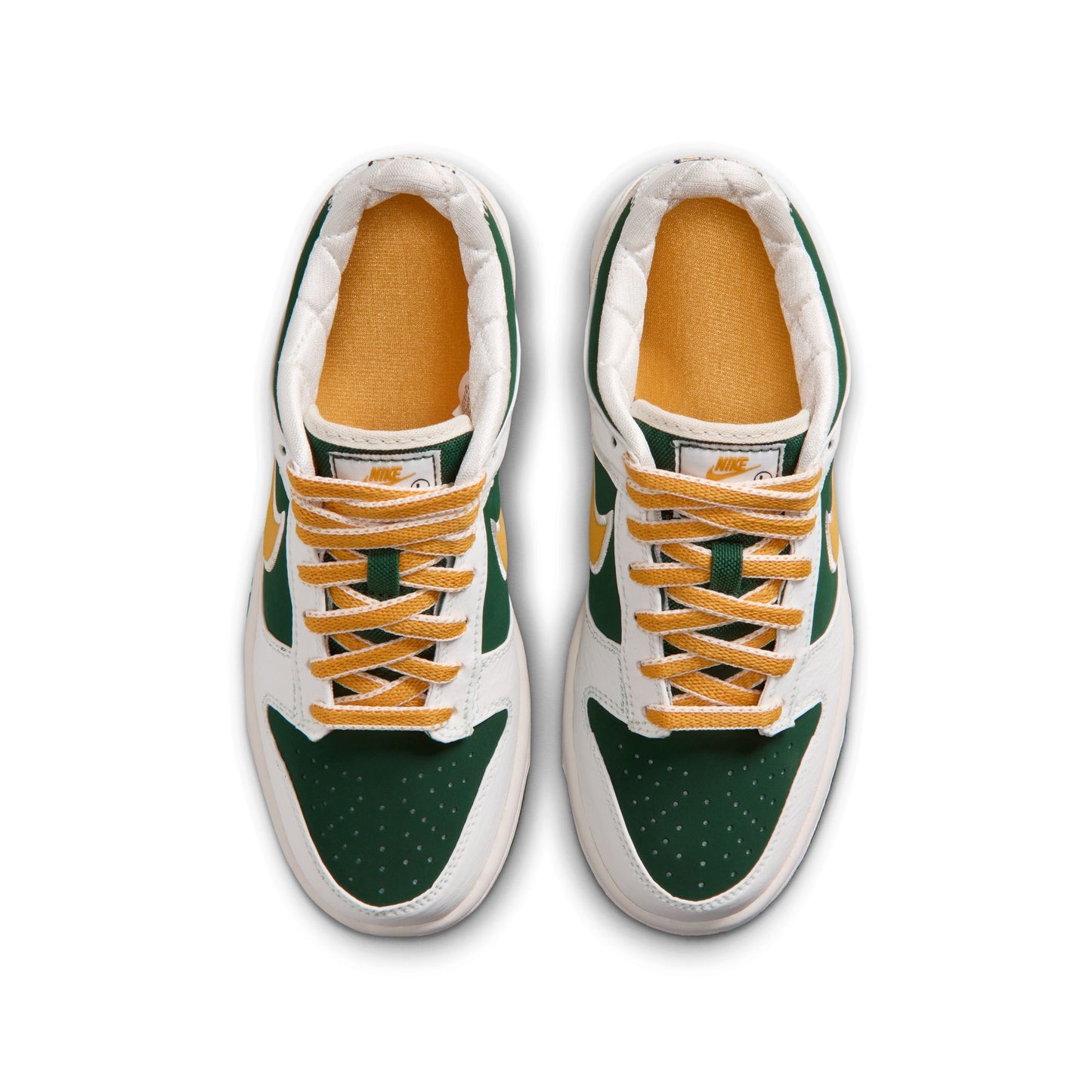 Nike "Dunk Low LV8 STR JKT" Grade School - Sail / University Gold / Fir