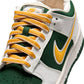 Nike "Dunk Low LV8 STR JKT" Grade School - Sail / University Gold / Fir