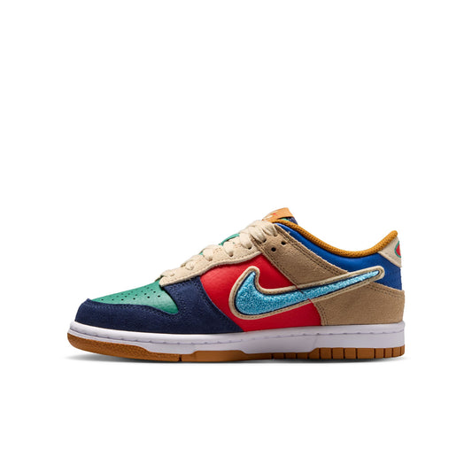 Nike "Dunk Low BG"  Grade School - Midnight Navy / Speed Red