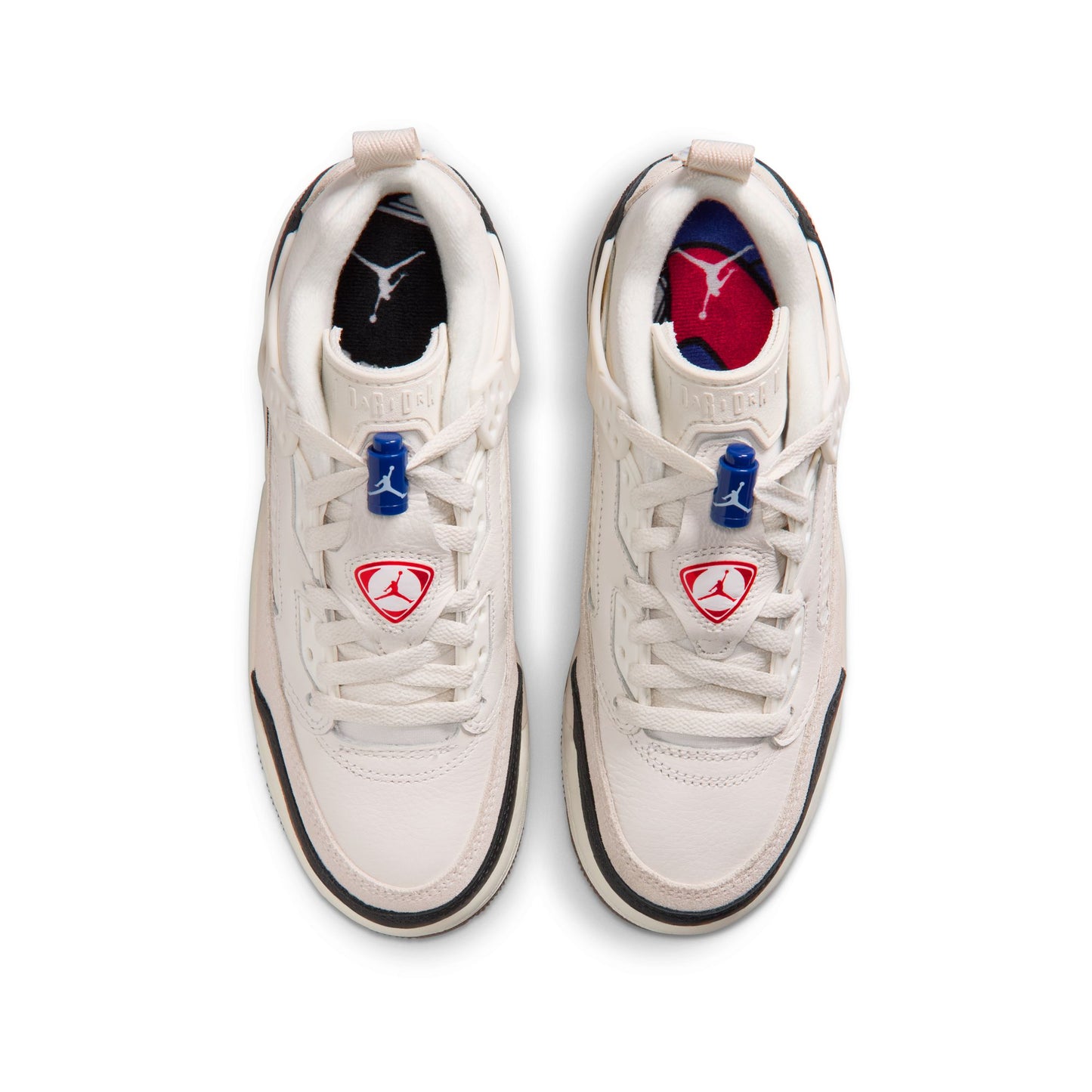 Jordan Spizike Low FC (GS) PHANTOM/UNIVERSITY RED-SAIL-OLD ROYAL