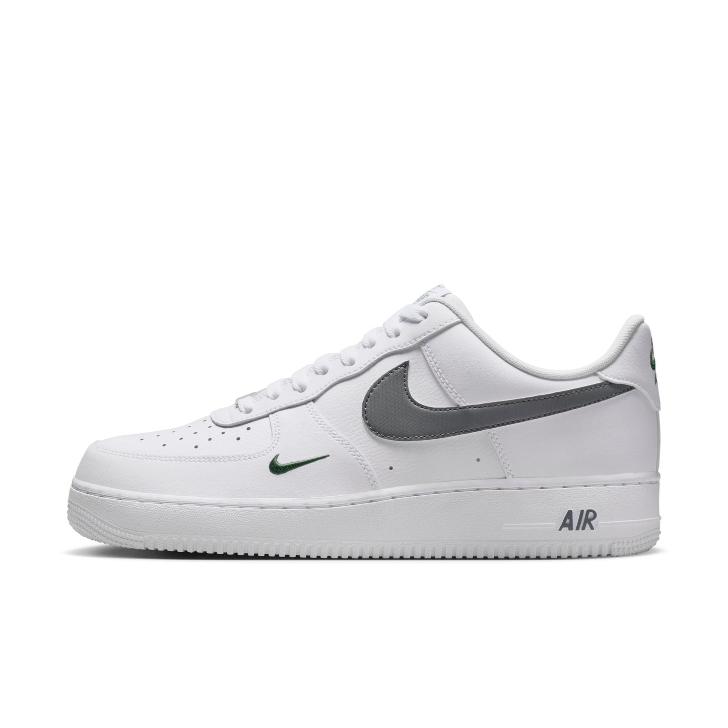 Nike "Air Force One 07' Tech ESS" Mens - White / Cool Grey / Fir / Cool Grey