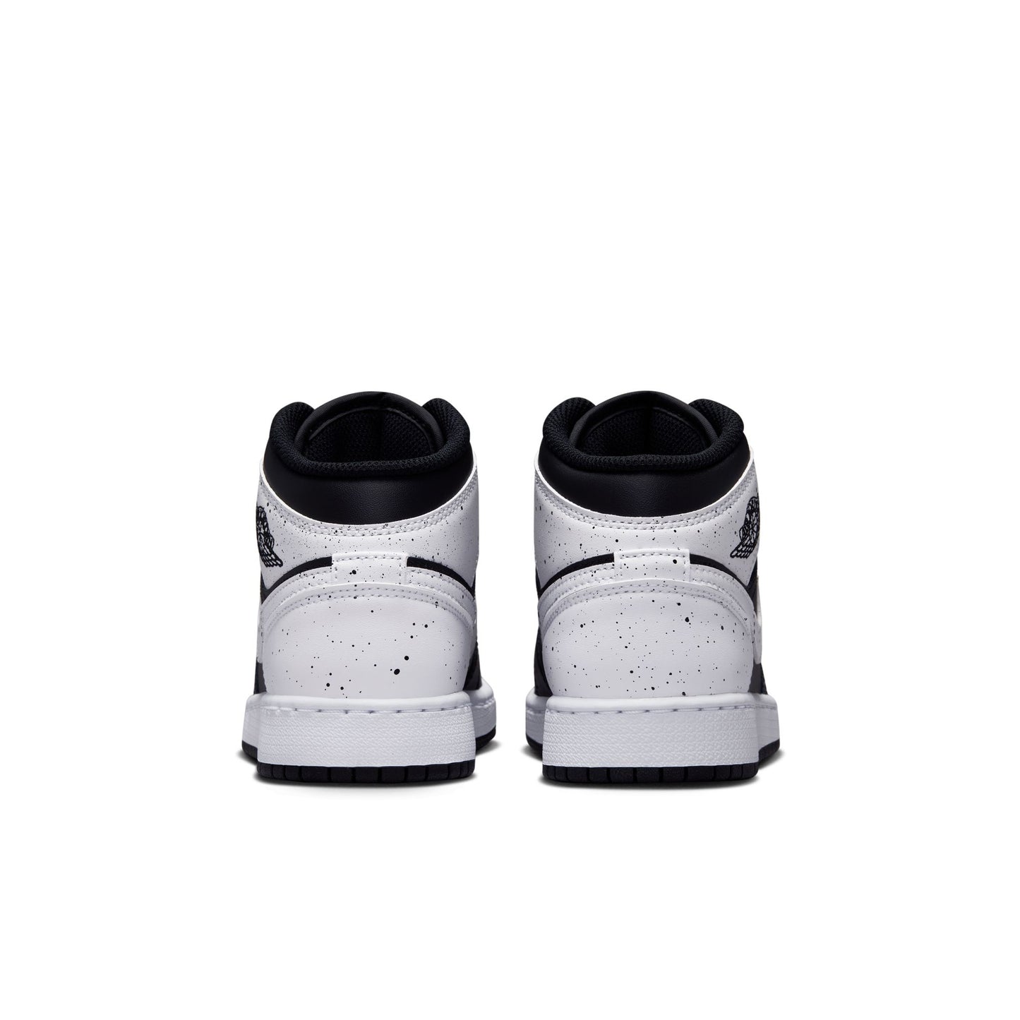 Air Jordan "1 Mid BG" Grade School - Black / White