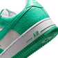 Nike "Air Force 1 Cracked Leather" Mens - Menta / Menta / White