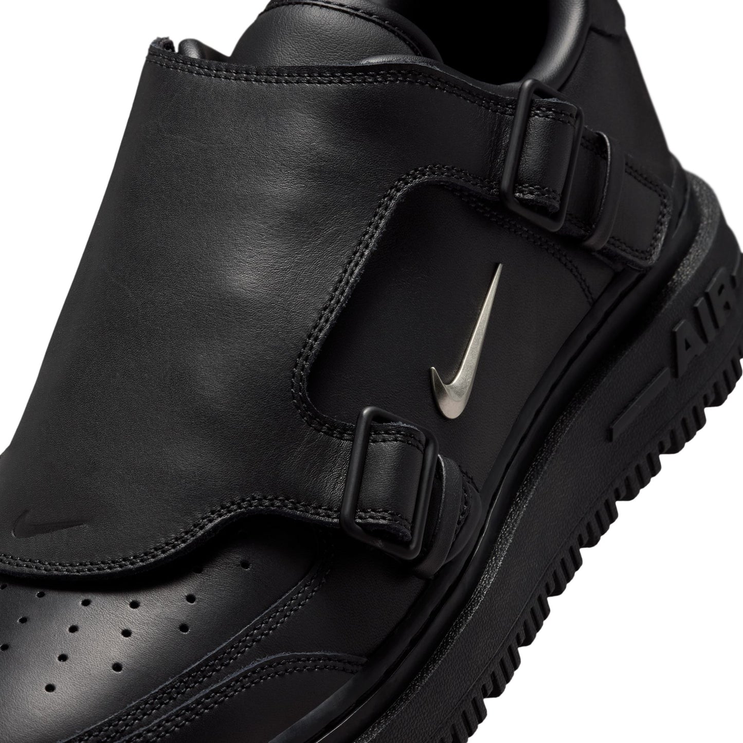 Nike "Air Force 1 LX" Mens - Black / Metallic Silver